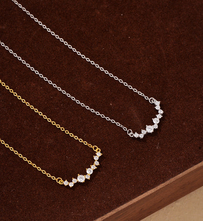 Curve Stone Pendant Necklace