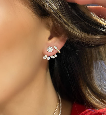 Sparkly Ear Climber Earrings