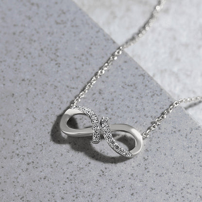Infinity Loop Pendant Necklace