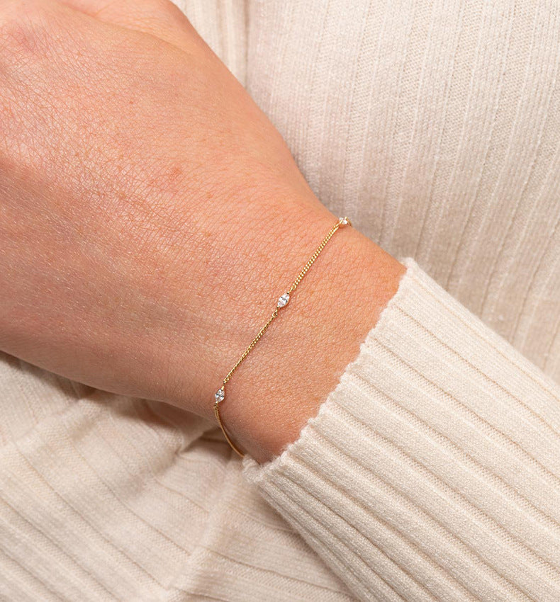 Sparkling Chain Link Bracelet