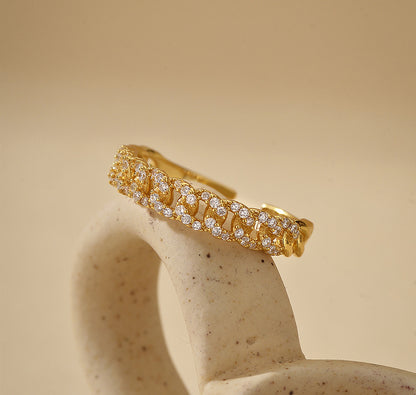 Twisted Spark Band Ring