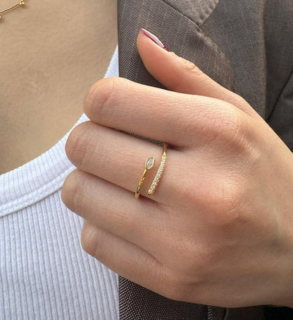 Snake Open Wrap Ring