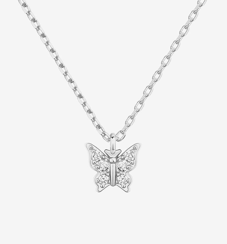 Dainty Butterfly Pendant Necklace