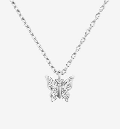 Dainty Butterfly Pendant Necklace