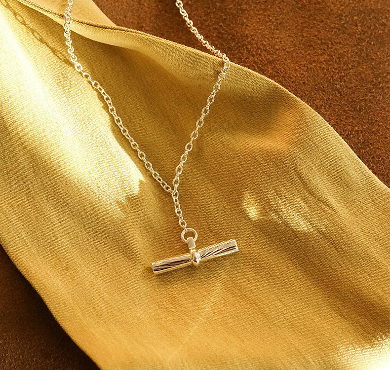 Minimal Balance Bar Necklace