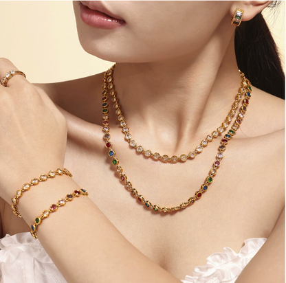 Tennis Round Necklaces