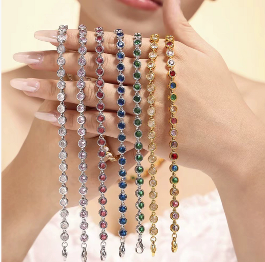 Tennis Round Necklaces