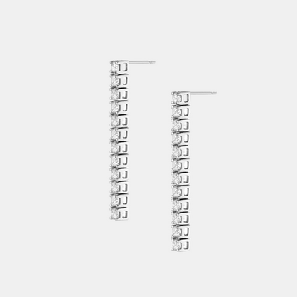 Slim Lined Bar Earrings