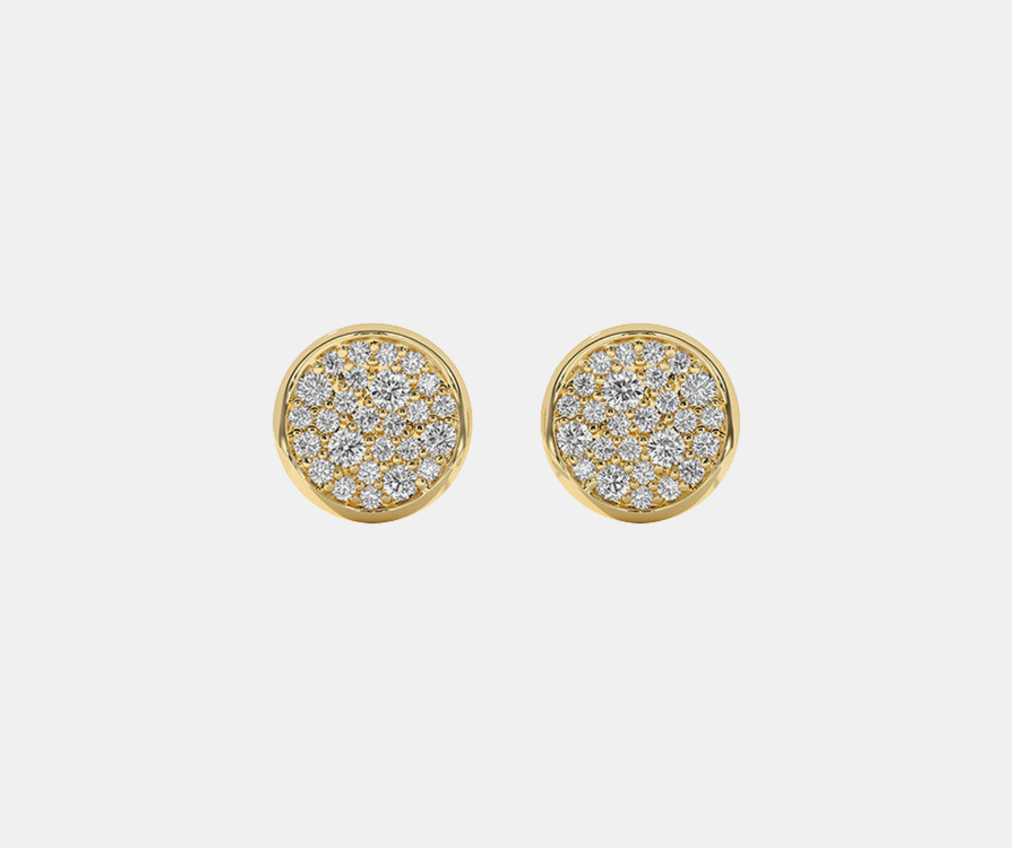 Stardust Pavé Disc Earrings