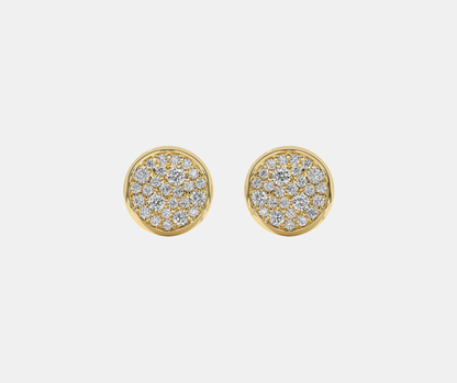 Stardust Pavé Disc Earrings