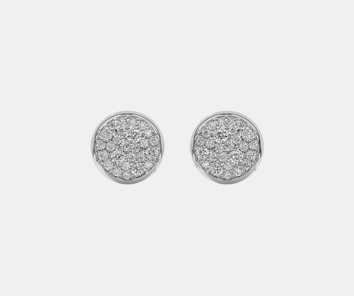 Stardust Pavé Disc Earrings