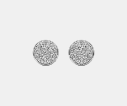 Stardust Pavé Disc Earrings