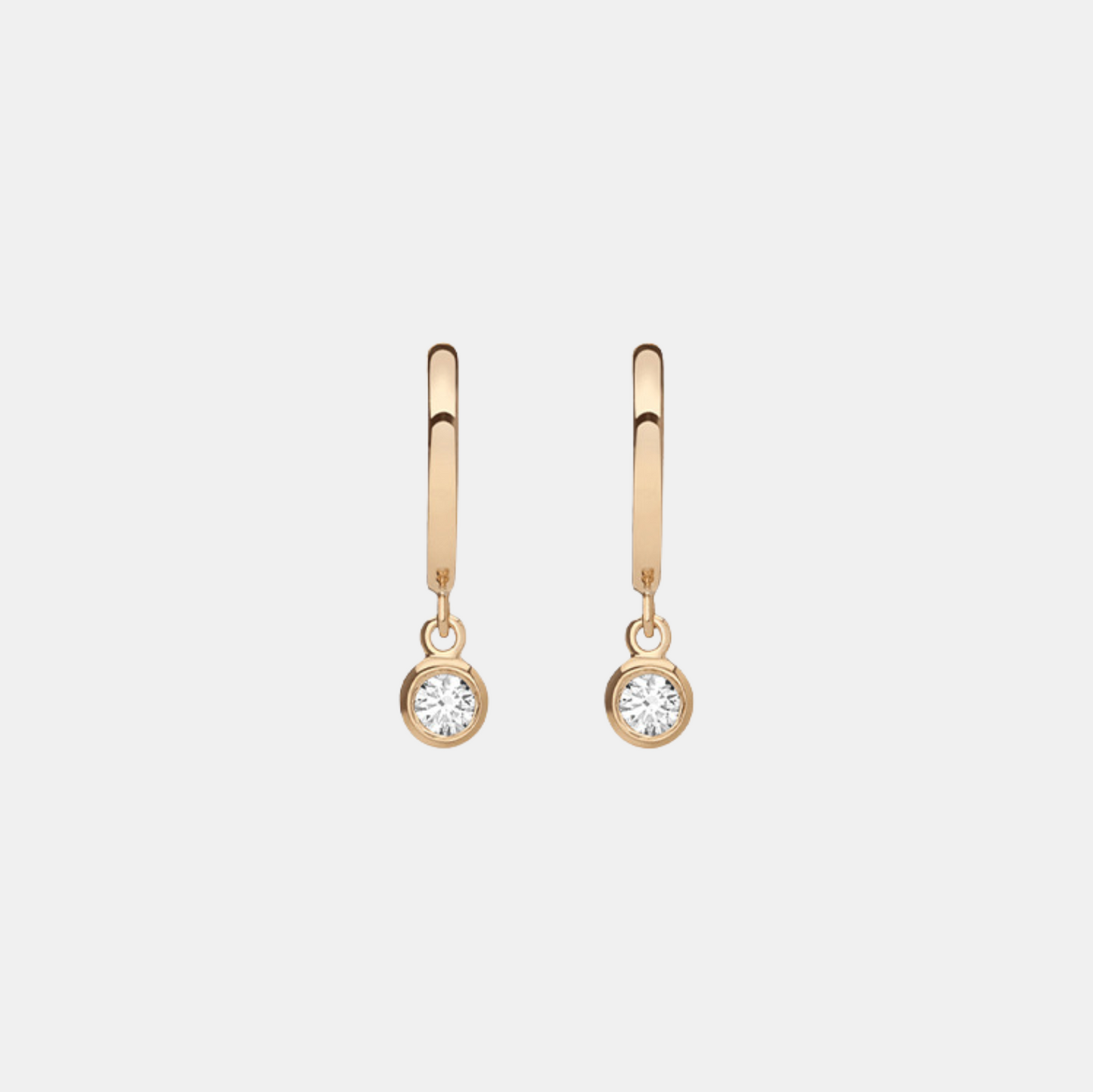 Swing Drop Huggie Earrings