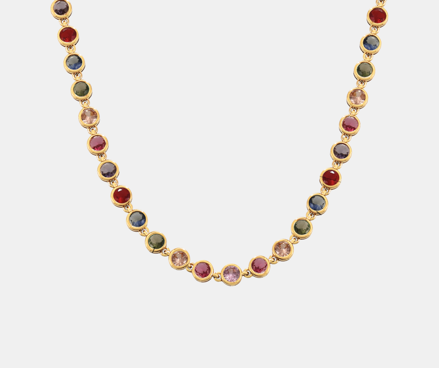 Tennis Round Necklaces