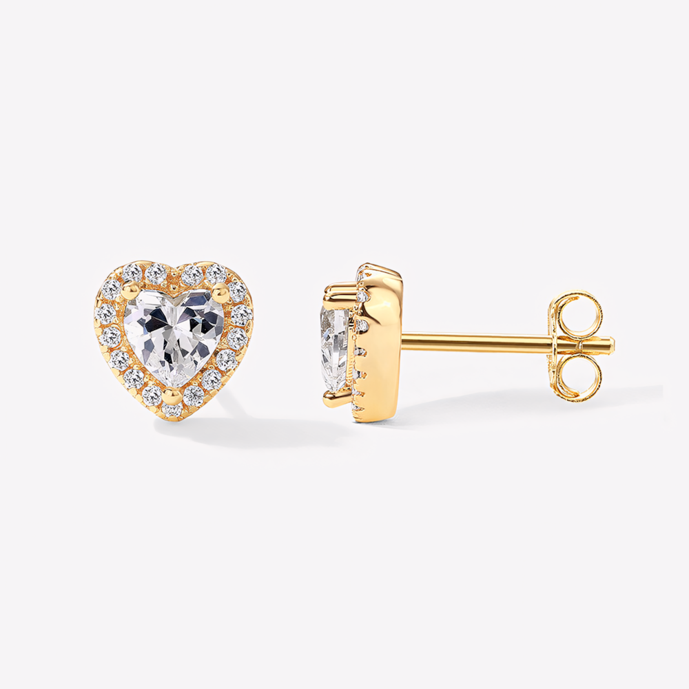 Mixed-Shape Stud Earrings