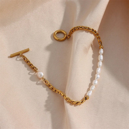 Irregular Pearl Bracelet