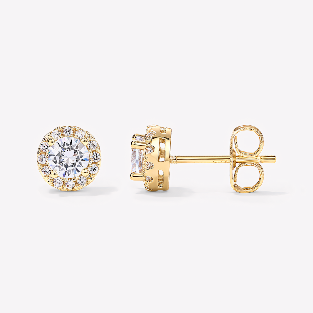Mixed-Shape Stud Earrings