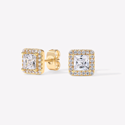 Mixed-Shape Stud Earrings