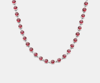 Tennis Round Necklaces